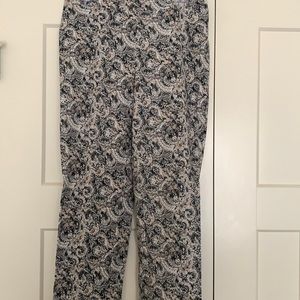 Isaac Mizrahi Live Multi Color Pull on Pants
